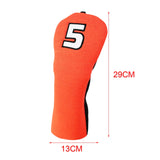 Maxbell Golf Head Cover Club Headcover Guard Protector  Orange5 29x13cm