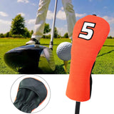 Maxbell Golf Head Cover Club Headcover Guard Protector  Orange5 29x13cm