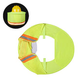 Maxbell Hard Hat Sun Shield Reflective Brim Mesh Sun Shade Fluorescence