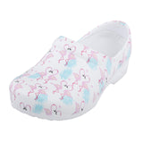 Maxbell Women Slip Resistant Chef Food Service Work Nursing Shoes Flamingo Patterned 41