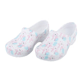 Maxbell Women Slip Resistant Chef Food Service Work Nursing Shoes Flamingo Patterned 41