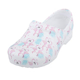 Maxbell Women Slip Resistant Chef Food Service Work Nursing Shoes Flamingo Patterned 41