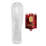 Maxbell DIY Motor Cover Housing Case Parts for Wahl 8591 8148 8504 Red clear