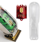 Maxbell DIY Motor Cover Housing Case Parts for Wahl 8591 8148 8504 Red clear