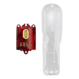 Maxbell DIY Motor Cover Housing Case Parts for Wahl 8591 8148 8504 Red clear