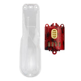 Maxbell DIY Motor Cover Housing Case Parts for Wahl 8591 8148 8504 Red clear