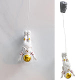 Maxbell Cute Astronaut Figurines Toys Gifts Home Living Room Nursery Wall Decor reverse climbing