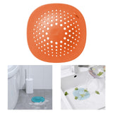 Maxbell Drain Hair Catcher Bath Stopper Sink Strainer Filter Shower Cover Orange