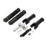 Maxbell Rear Foot Pegs Footpeg Fits for Harley Flfb Flhcs Fxbrs Replace Parts Acc Knurled Pedal Black