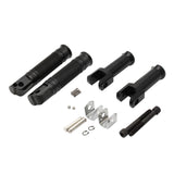 Maxbell Rear Foot Pegs Footpeg Fits for Harley Flfb Flhcs Fxbrs Replace Parts Acc Knurled Pedal Black