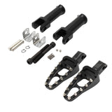 Maxbell Rear Foot Pegs Footpeg Fits for Harley Flfb Flhcs Fxbrs Replace Parts Acc Narrow Peg Black