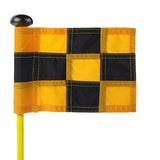 Maxbell Backyard Practice Golf Hole Pole Flag Cup Stick Folding Putting Flagstick Yellow Black