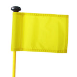 Maxbell Backyard Practice Golf Hole Pole Flag Cup Stick Folding Putting Flagstick Yellow