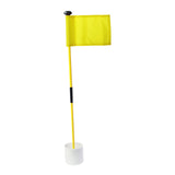 Maxbell Backyard Practice Golf Hole Pole Flag Cup Stick Folding Putting Flagstick Yellow