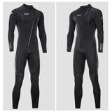Maxbell Diving Wetsuit Full Length Wet Suit Surf Diving Suit Front Zipper Swimsuit Men XL