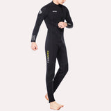 Maxbell Diving Wetsuit Full Length Wet Suit Surf Diving Suit Front Zipper Swimsuit Men XL