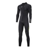 Maxbell Diving Wetsuit Full Length Wet Suit Surf Diving Suit Front Zipper Swimsuit Men XL