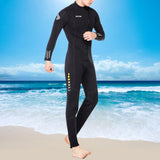 Maxbell Diving Wetsuit Full Length Wet Suit Surf Diving Suit Front Zipper Swimsuit Men XL