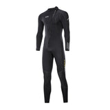 Maxbell Diving Wetsuit Full Length Wet Suit Surf Diving Suit Front Zipper Swimsuit Men XL