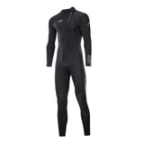 Maxbell Diving Wetsuit Full Length Wet Suit Surf Diving Suit Front Zipper Swimsuit Men XL