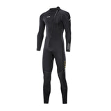 Maxbell Diving Wetsuit Full Length Wet Suit Surf Diving Suit Front Zipper Swimsuit Men XL