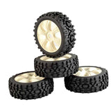 Maxbell 4PCS Wheel Tires for HSP 1/8 Off Road Crawler Truck Model Assembly Parts B