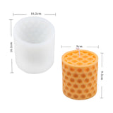 Maxbell 3D Candle Mold Silicone Crayon Candle Making Soap Mould Beehive Moulds