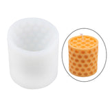 Maxbell 3D Candle Mold Silicone Crayon Candle Making Soap Mould Beehive Moulds