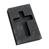 Maxbell Graphite Ingot Mold Crucible for Melting Scrap Copper Jewelry  Small Cross