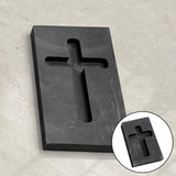 Maxbell Graphite Ingot Mold Crucible for Melting Scrap Copper Jewelry  Small Cross