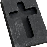 Maxbell Graphite Ingot Mold Crucible for Melting Scrap Copper Jewelry  Small Cross