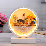 Maxbell Table Lamp Light Eternal Flower Wedding Centerpiece Photo Props Decorative D