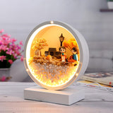 Maxbell Table Lamp Light Eternal Flower Wedding Centerpiece Photo Props Decorative D