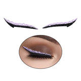 Maxbell Lazy Eyeliner Stickers Eyelid Line Eye Makeup Person Eye Line Strip Sticker Light Purple