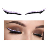 Maxbell Lazy Eyeliner Stickers Eyelid Line Eye Makeup Person Eye Line Strip Sticker Light Purple