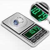 Maxbell High Precision Digital Jewelry Scale LED Display Tare PCS for Jewelry Baking 1kg x 0.1g