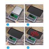 Maxbell High Precision Digital Jewelry Scale LED Display Tare PCS for Jewelry Baking 1kg x 0.1g