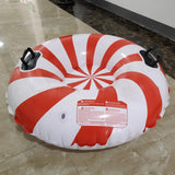 Maxbell Floated Ski Circle Winter Inflatable Snow Tube with Handle
