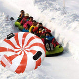 Maxbell Floated Ski Circle Winter Inflatable Snow Tube with Handle