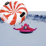 Maxbell Floated Ski Circle Winter Inflatable Snow Tube with Handle