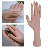 Maxbell Life-Size Female Hand Model Bendable for Jewelry Display Beauty DIY Right