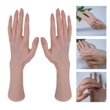 Maxbell Life-Size Female Hand Model Bendable for Jewelry Display Beauty DIY Left