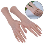 Maxbell Life-Size Female Hand Model Bendable for Jewelry Display Beauty DIY Left