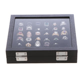 Maxbell Jewelry Rings Display Organizer Holder Case Tray Rings Storage Box