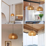 Maxbell Wooden Ceiling Lamp Shade Pendant Lighting Decors Chandelier Lampshade 42cm