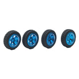 Maxbell 4X RC Rubber Tyres for WLtoys K969 K979 K989 P929 1/28 RC Buggy Crawler Accs Blue