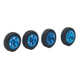 Maxbell 4X RC Rubber Tyres for WLtoys K969 K979 K989 P929 1/28 RC Buggy Crawler Accs Blue