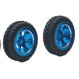 Maxbell 4X RC Rubber Tyres for WLtoys K969 K979 K989 P929 1/28 RC Buggy Crawler Accs Blue