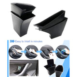 Maxbell 4x Car Side Door Inner Storage Box for Tesla 2018 Functional Armrest Kit