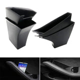 Maxbell 4x Car Side Door Inner Storage Box for Tesla 2018 Functional Armrest Kit